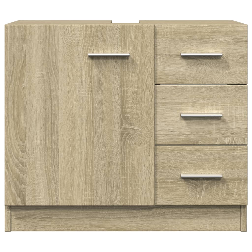 vidaXL Armoire d'évier Chêne sonoma 63x30x54 cm Bois d'ingénierie