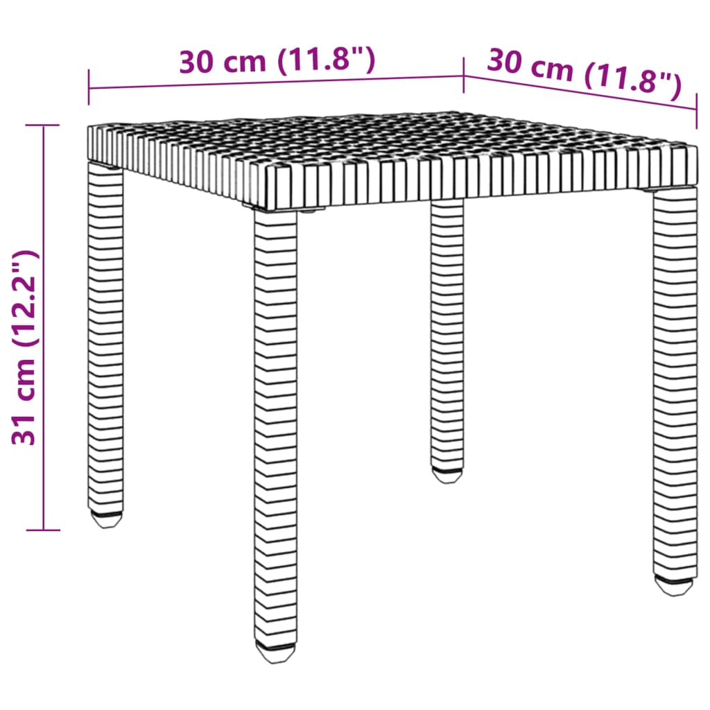 vidaXL Chaises longues lot de avec table Résine tressée Gris