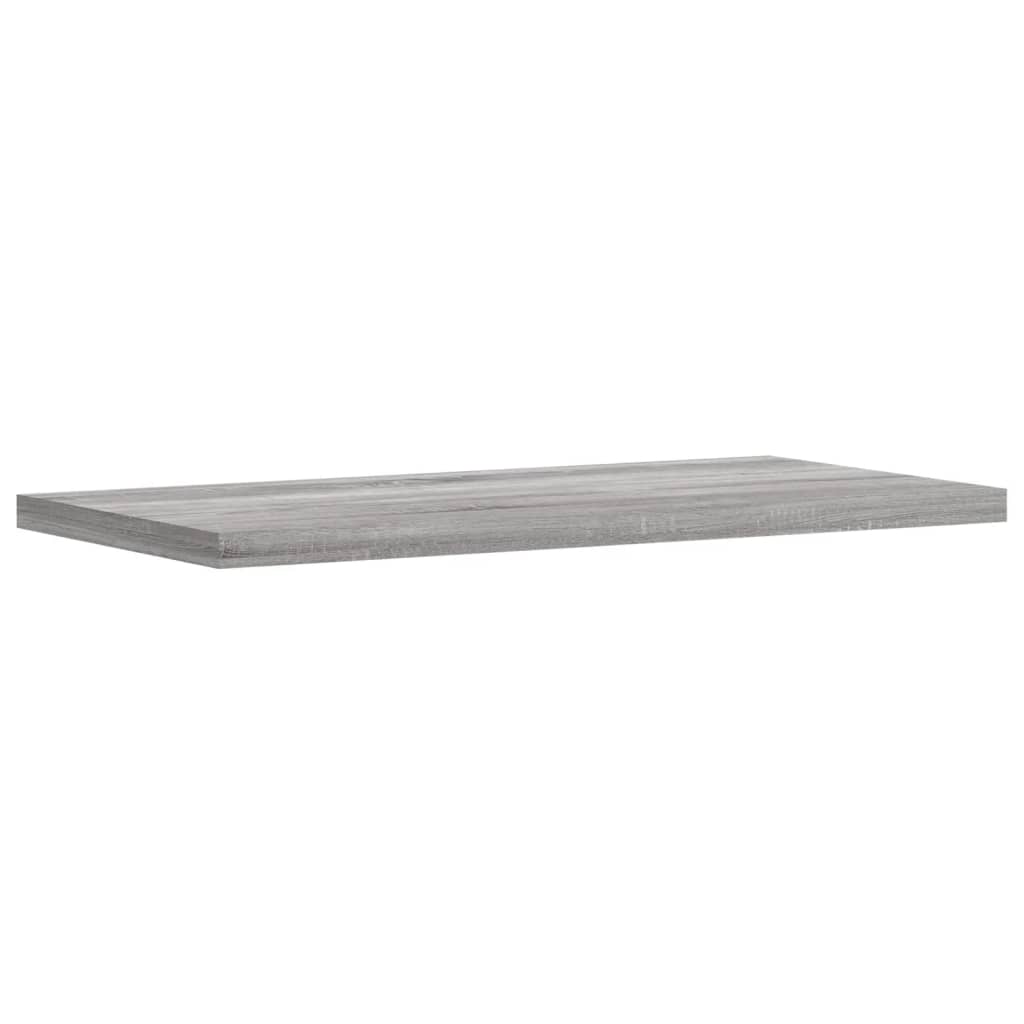 vidaXL Étagères murales 8 pcs sonoma gris 40x20x1,5 cm bois ingénierie