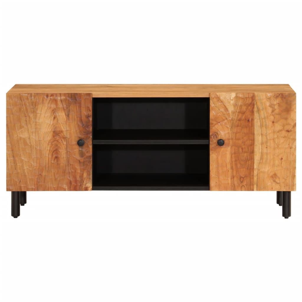 vidaXL Meuble TV 105x33x46 cm Bois d'acacia massif