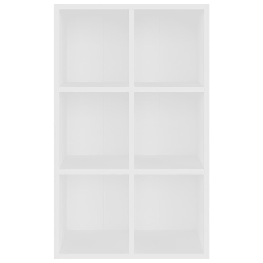 vidaXL Bibliothèque/Buffet blanc 66x30x98 cm bois d'ingénierie