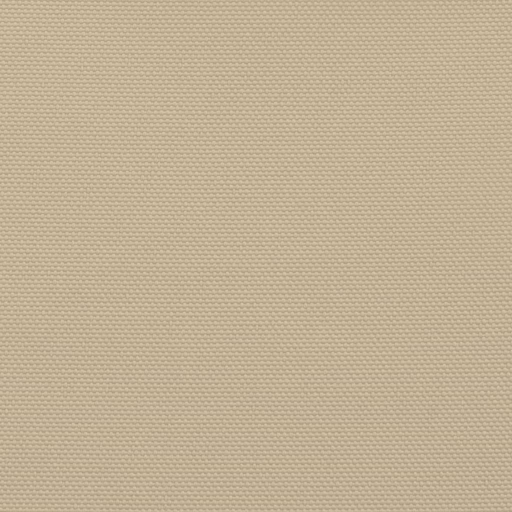 vidaXL Voile d'ombrage beige 2x2x2 m 100 % polyester oxford