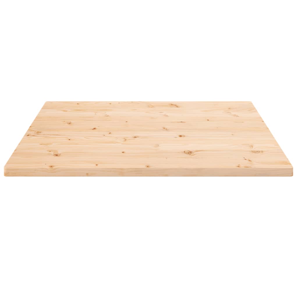 vidaXL Dessus de table 80x80x2,5 cm bois de pin massif