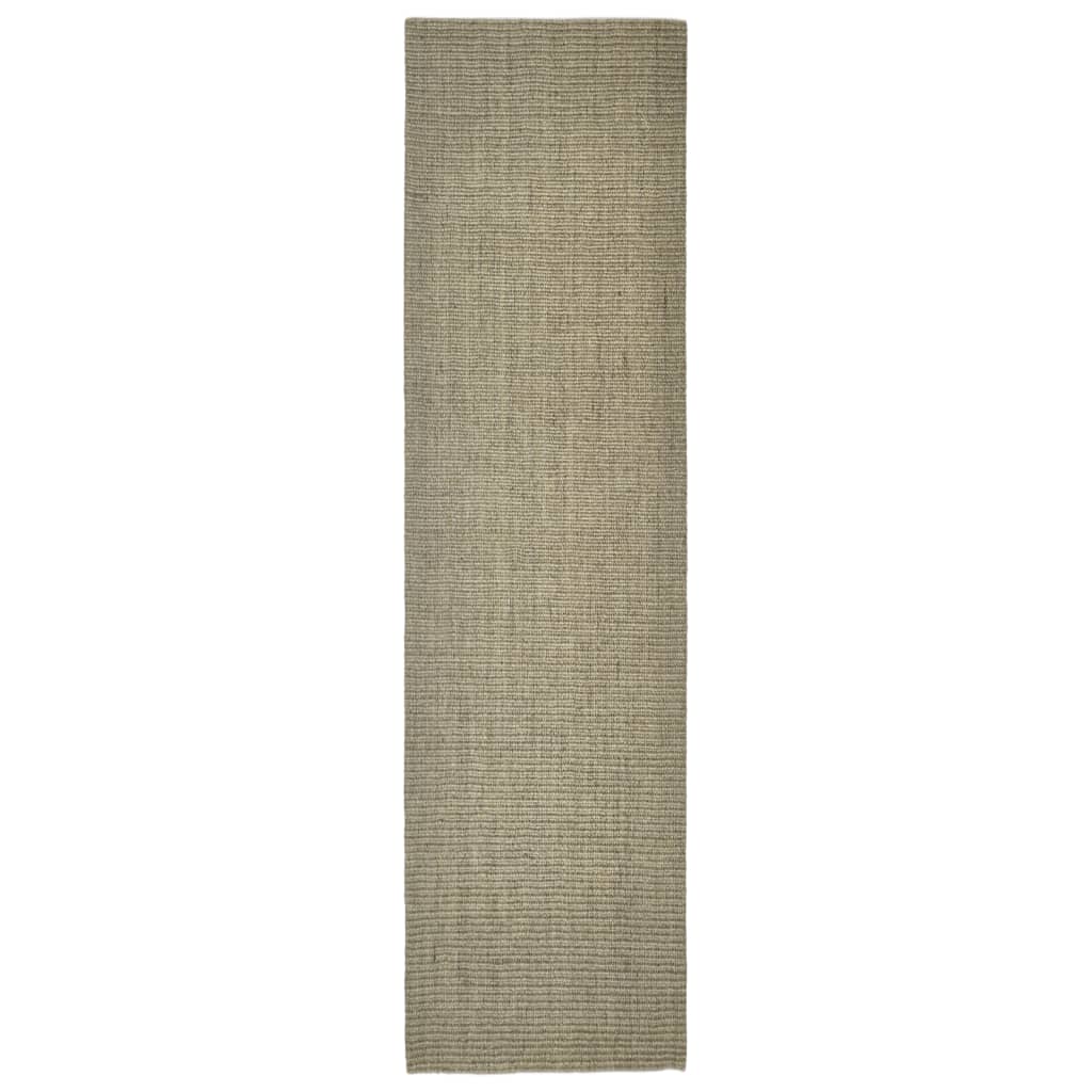 vidaXL Tapis en sisal pour griffoir taupe 80x300 cm