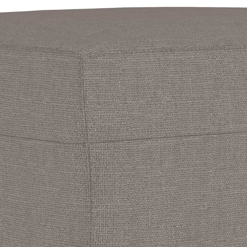 vidaXL Ensemble de canapés 4 pcs avec coussins taupe tissu