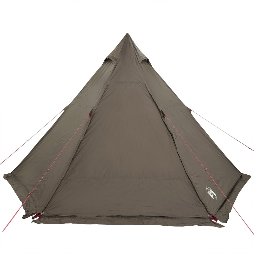 vidaXL Tente familiale tipi 6 personnes marron imperméable