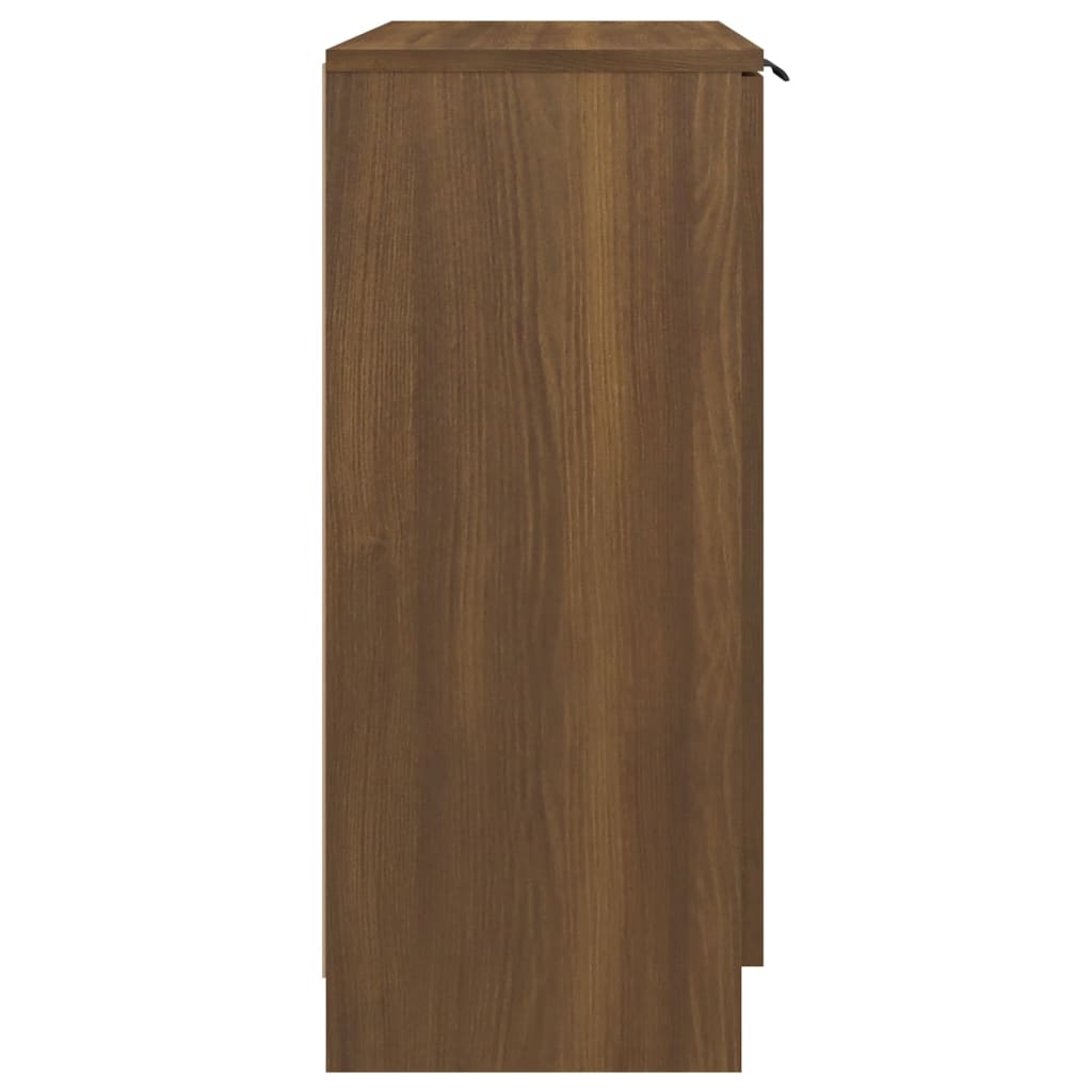 vidaXL Buffet chêne marron 60x30x70 cm Bois d'ingénierie