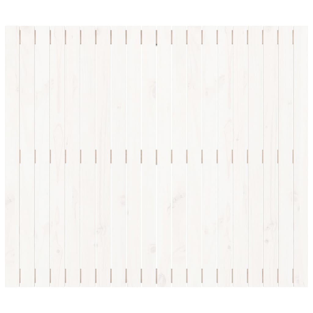 vidaXL Tête de lit murale Blanc 127,5x3x110 cm Bois massif de pin