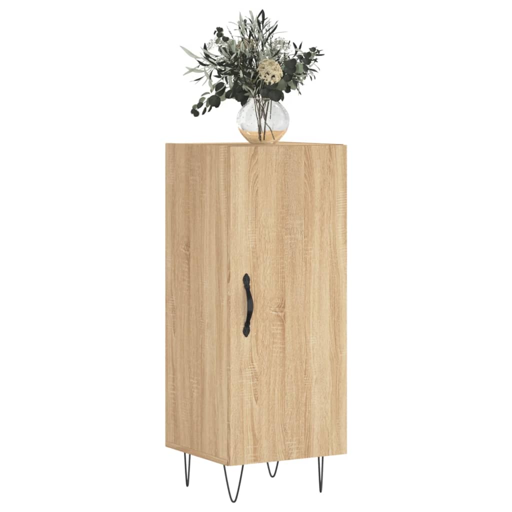 vidaXL Buffet Chêne sonoma 34,5x34x90 cm Bois d'ingénierie