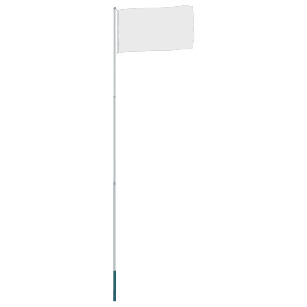 vidaXL Mât de drapeau télescopique 4 m Aluminium