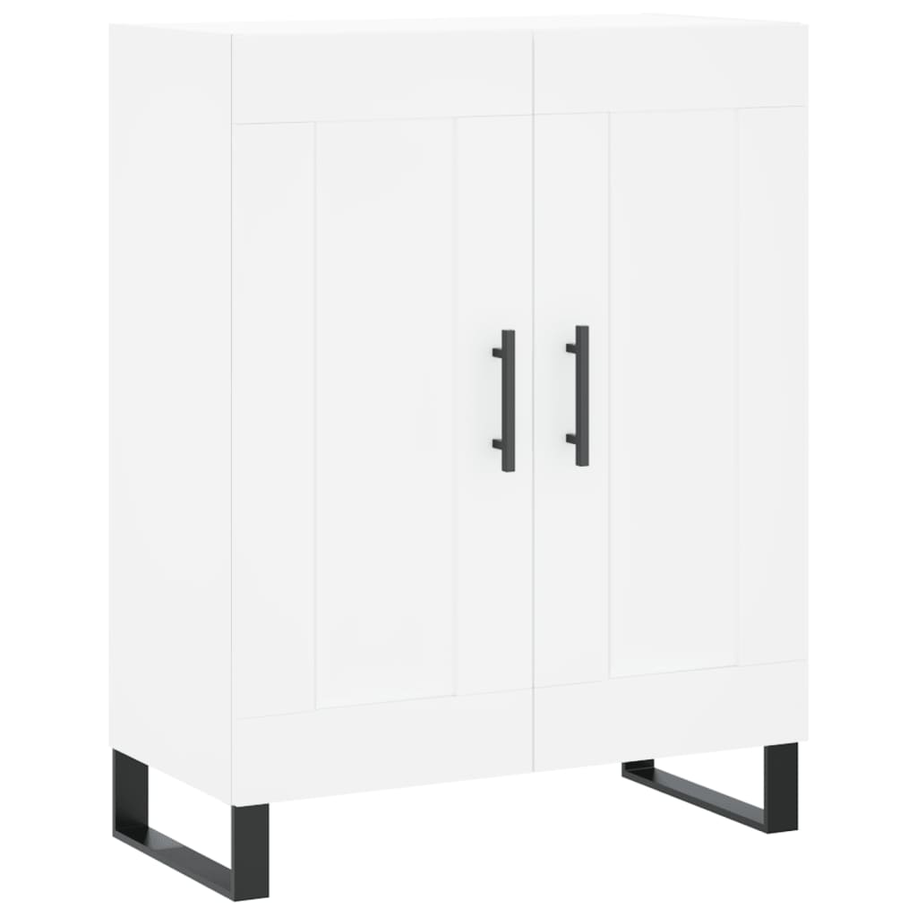 vidaXL Buffet haut Blanc 69,5x34x180 cm Bois d'ingénierie