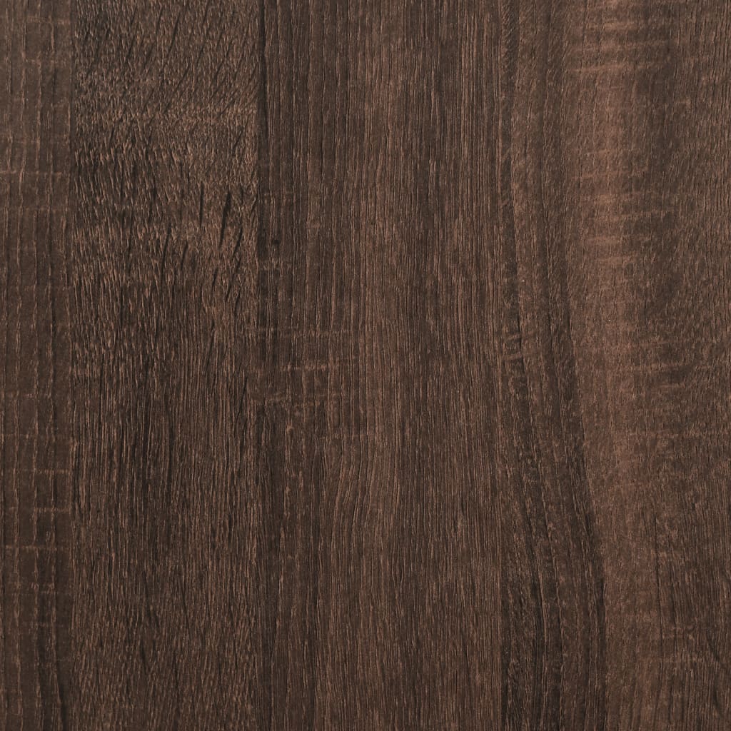 vidaXL Garde-robe avec roues chêne marron 102x38x110cm bois ingénierie