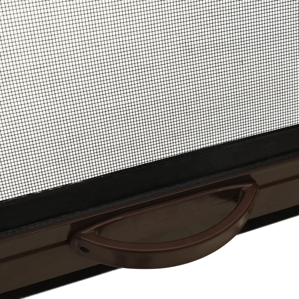 vidaXL Moustiquaire à rouleau pour fenêtres Marron 80x170 cm
