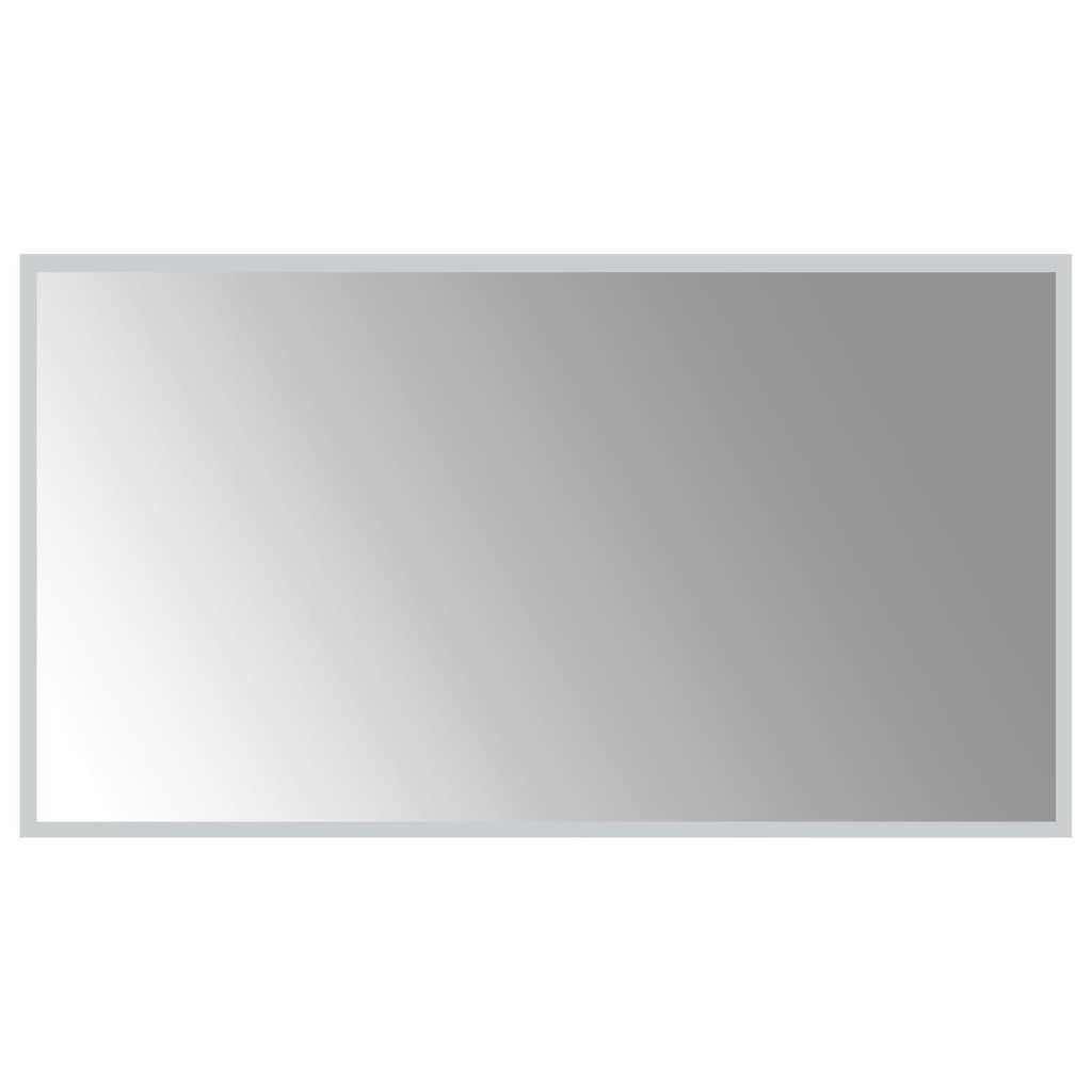 vidaXL Miroir de salle de bain à LED 50x90 cm