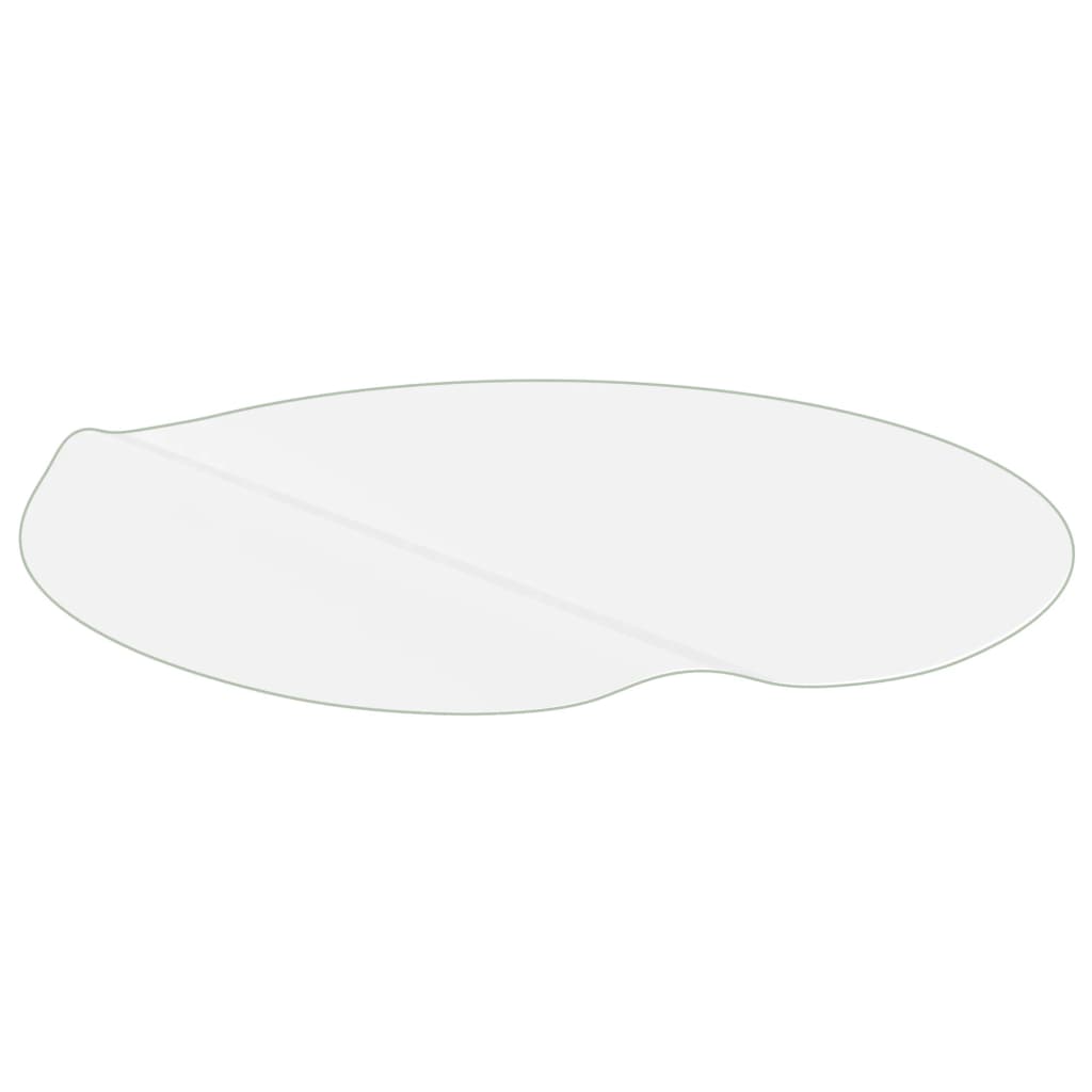 vidaXL Protecteur de table transparent Ø 60 cm 2 mm PVC