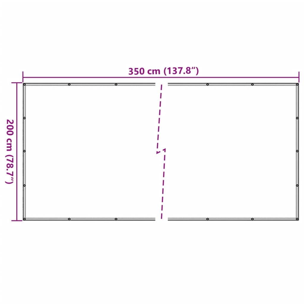 vidaXL Filet pour remorque vert 2x3,5 m PEHD