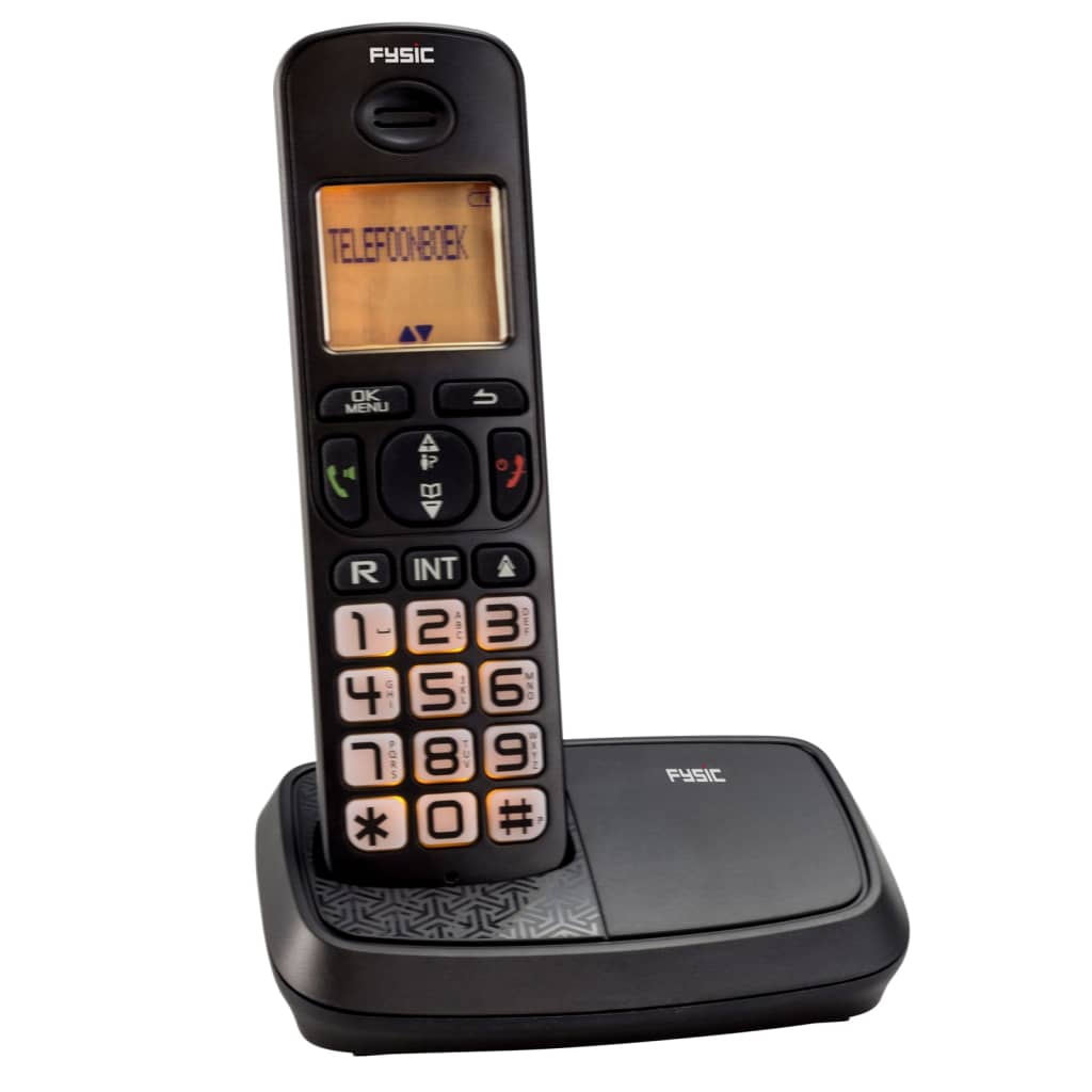 Fysic Téléphone DECT FX-5520 double Noir