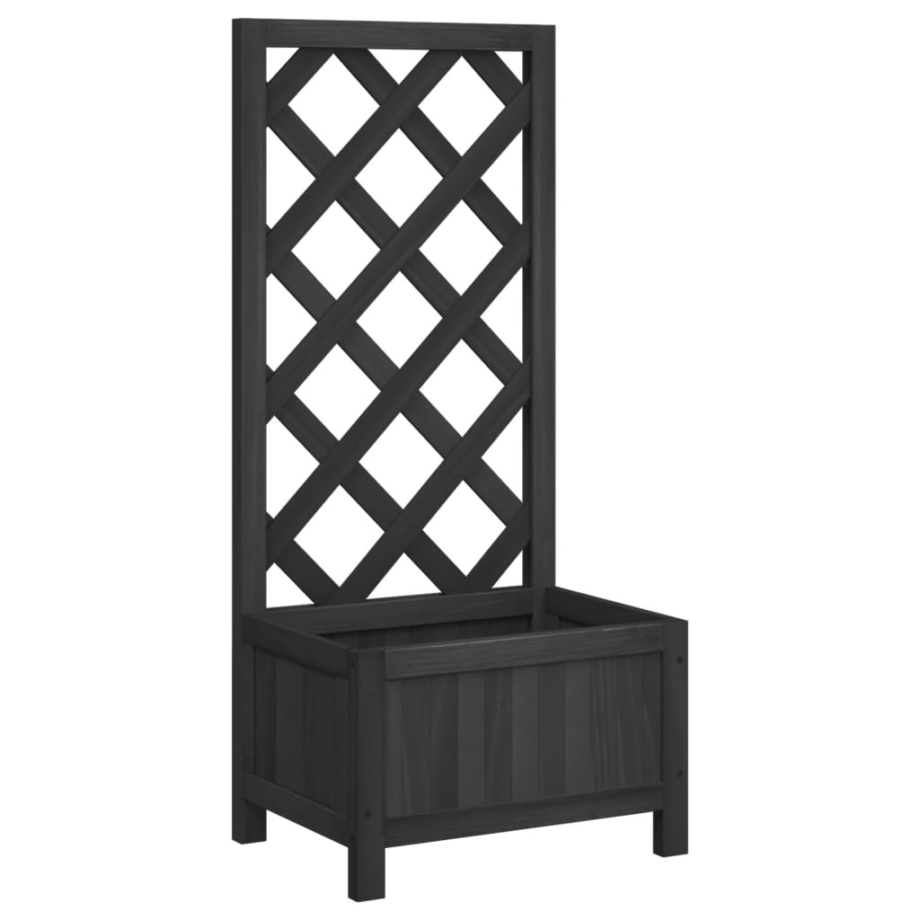 Jardinière à Treillis Bois De Sapin Avec 4 Trous De Drainage 90x44 5x180 Cm Bac A Fleurs