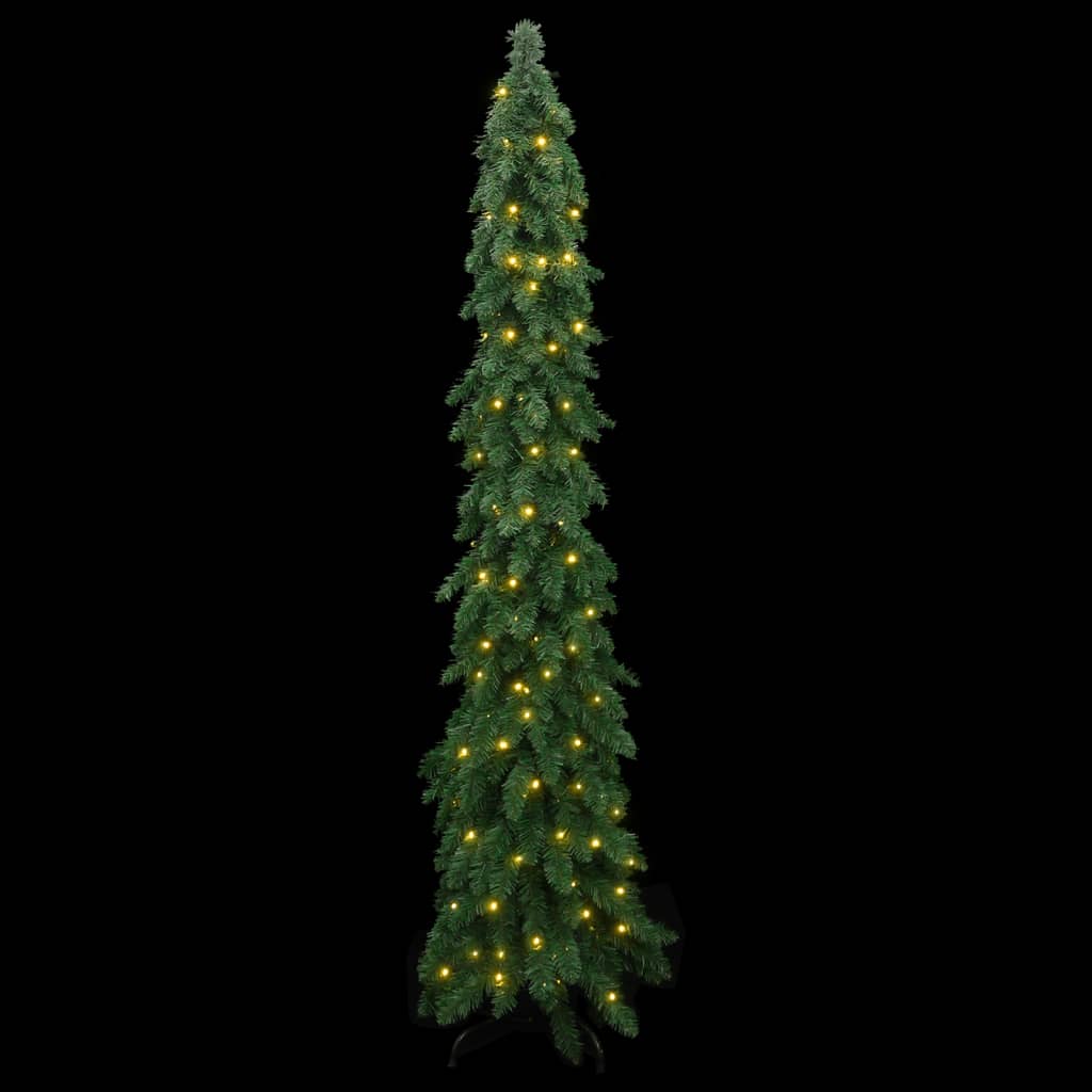 vidaXL Arbre de Noël artificiel pré-éclairé avec 100 LED 180 cm