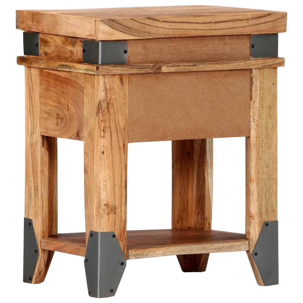 vidaXL Table de chevet 40x30x51 cm Bois d'acacia massif