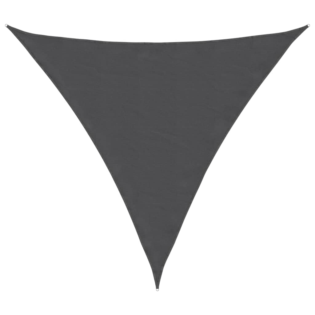 vidaXL Voile de parasol tissu oxford triangulaire 4x4x4 m anthracite