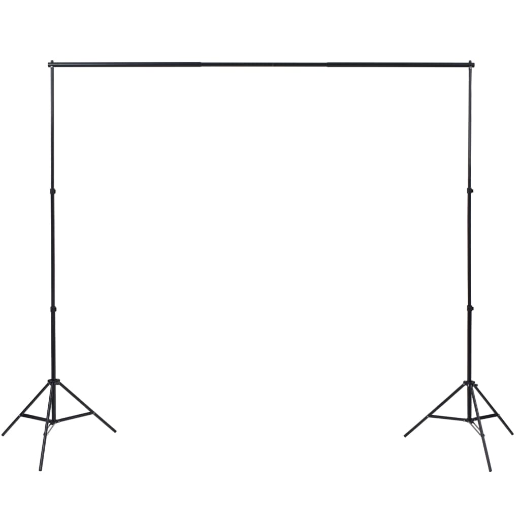 vidaXL Kit de photo avec table de photo, lumières et toiles de fond
