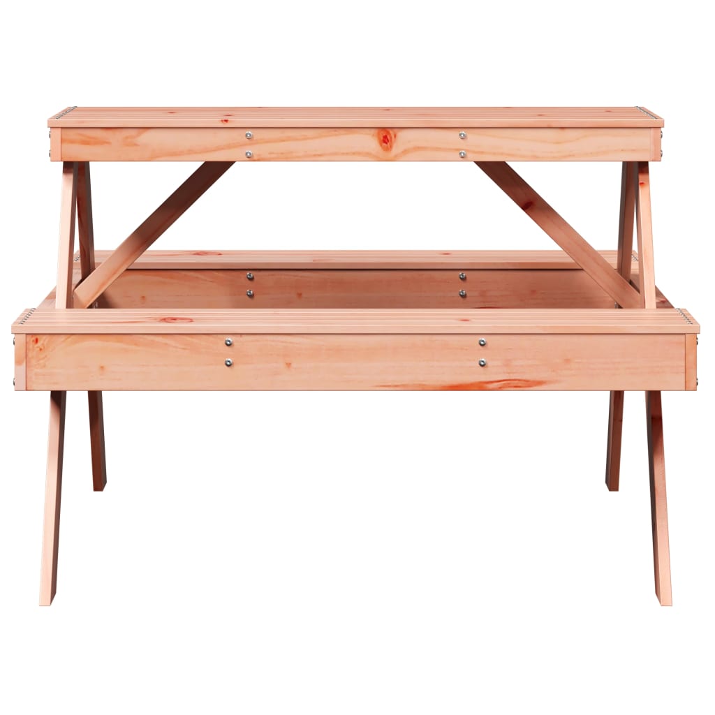 vidaXL Table de pique-nique 105x134x75 cm bois massif de douglas