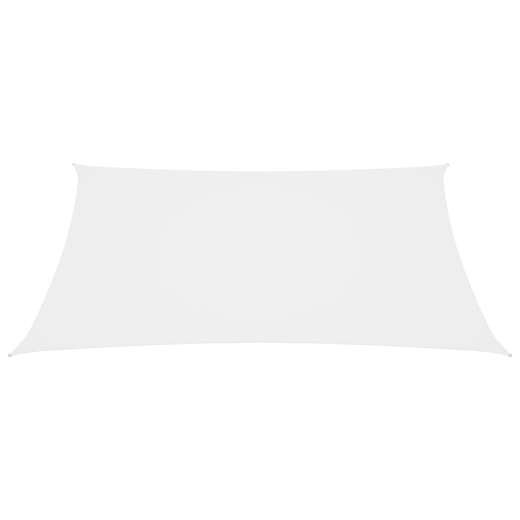 vidaXL Voile de parasol tissu oxford rectangulaire 2x2,5 m blanc