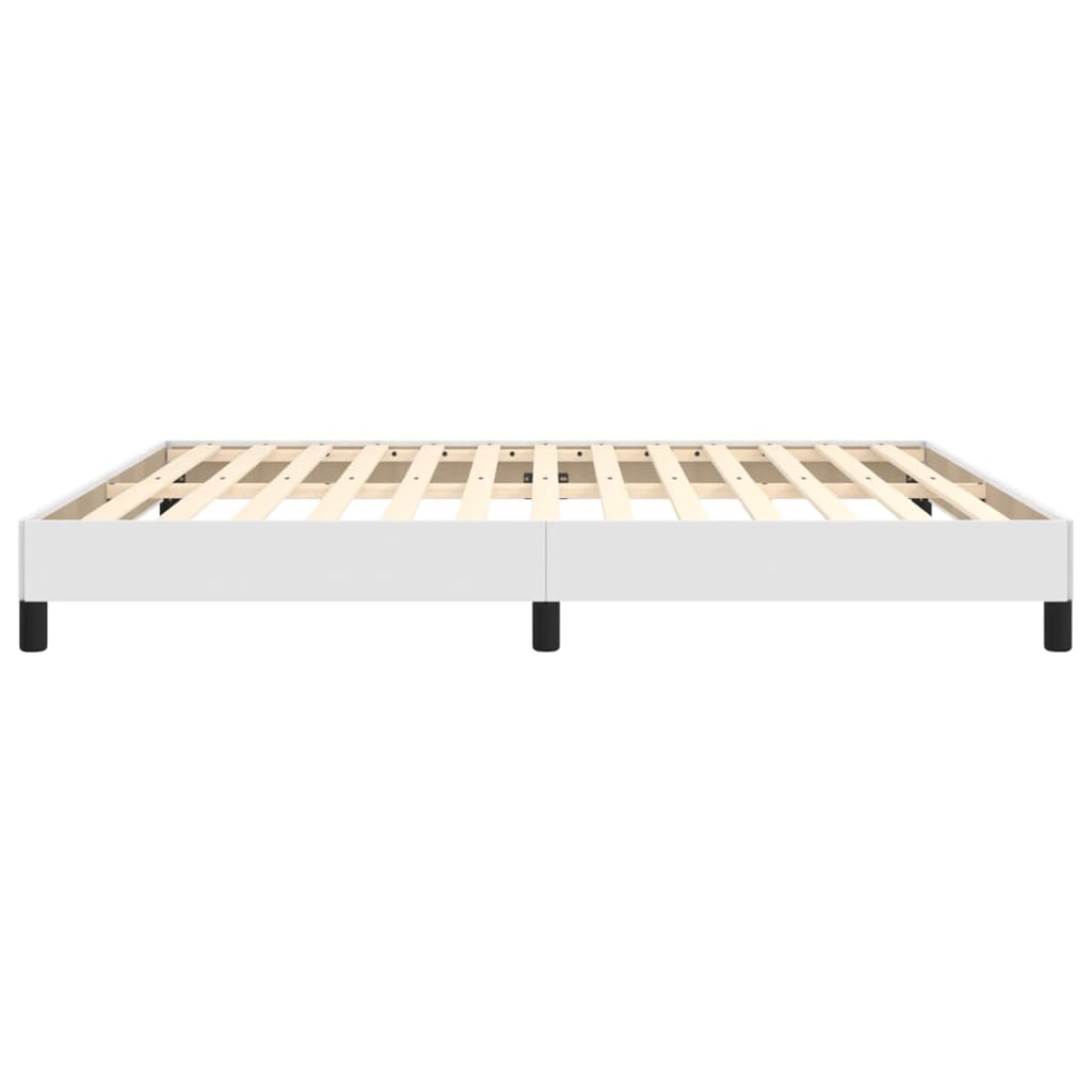 vidaXL Cadre de lit sans matelas blanc 180x200 cm similicuir