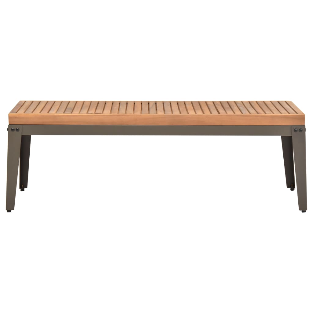 vidaXL Table basse de jardin 110x55x36 cm Bois solide d'acacia