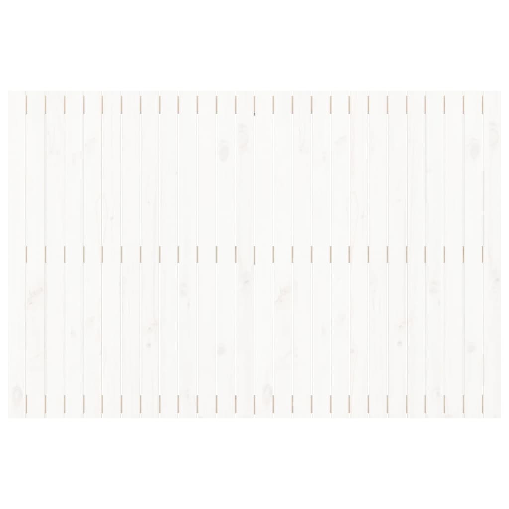 vidaXL Tête de lit murale Blanc 166x3x110 cm Bois massif de pin