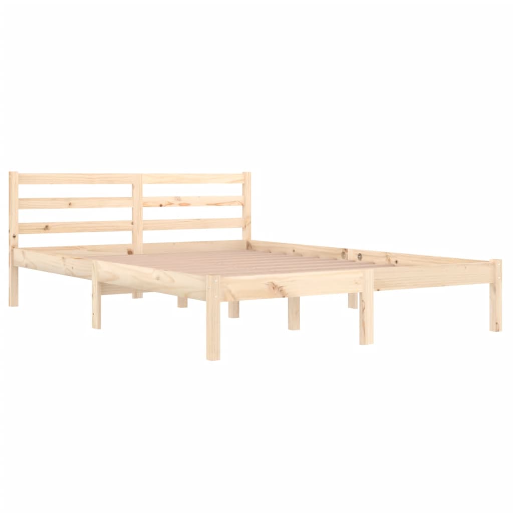 vidaXL Cadre de lit sans matelas bois massif de pin 140x200 cm