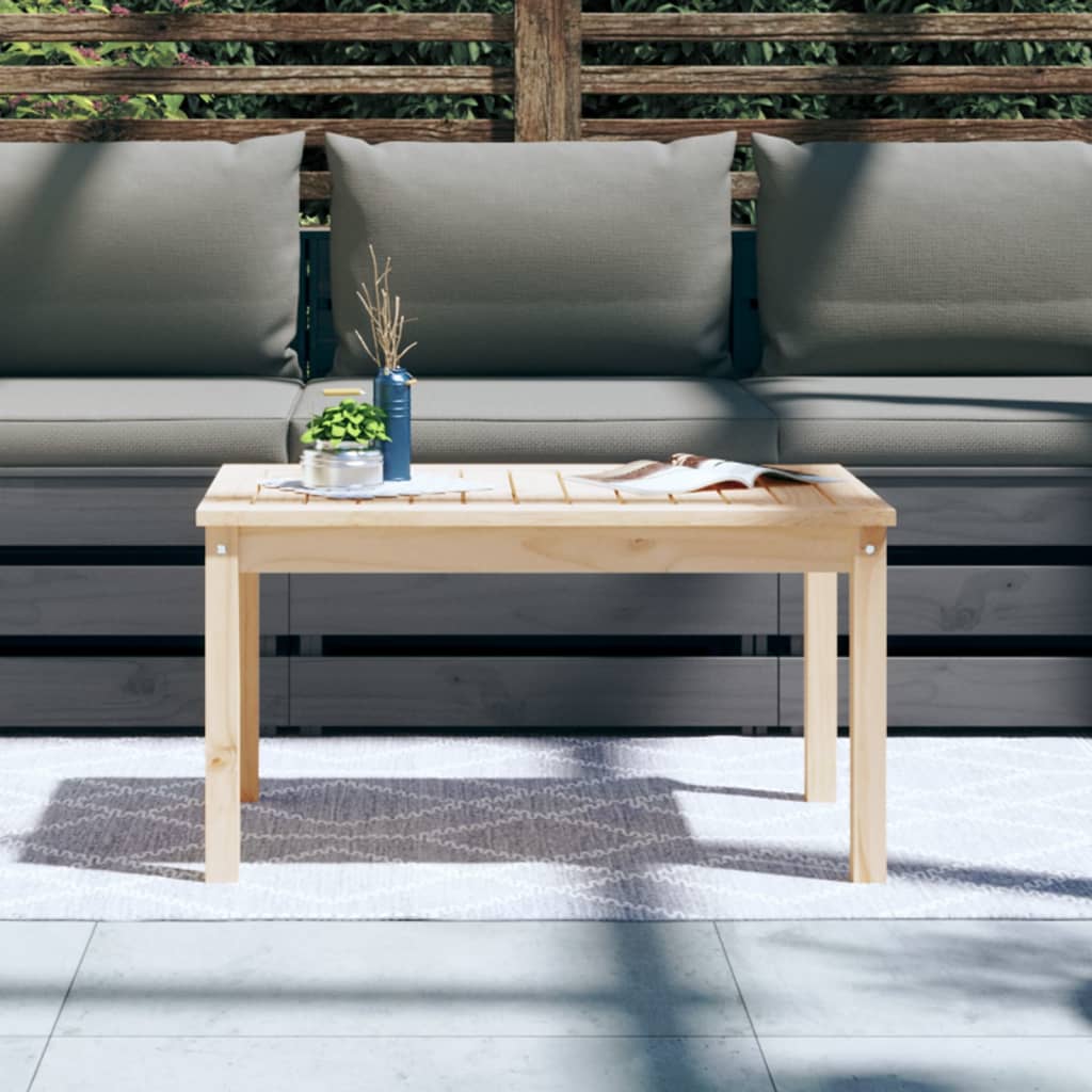 vidaXL Table de jardin 82,5x50,5x45 cm bois massif de pin