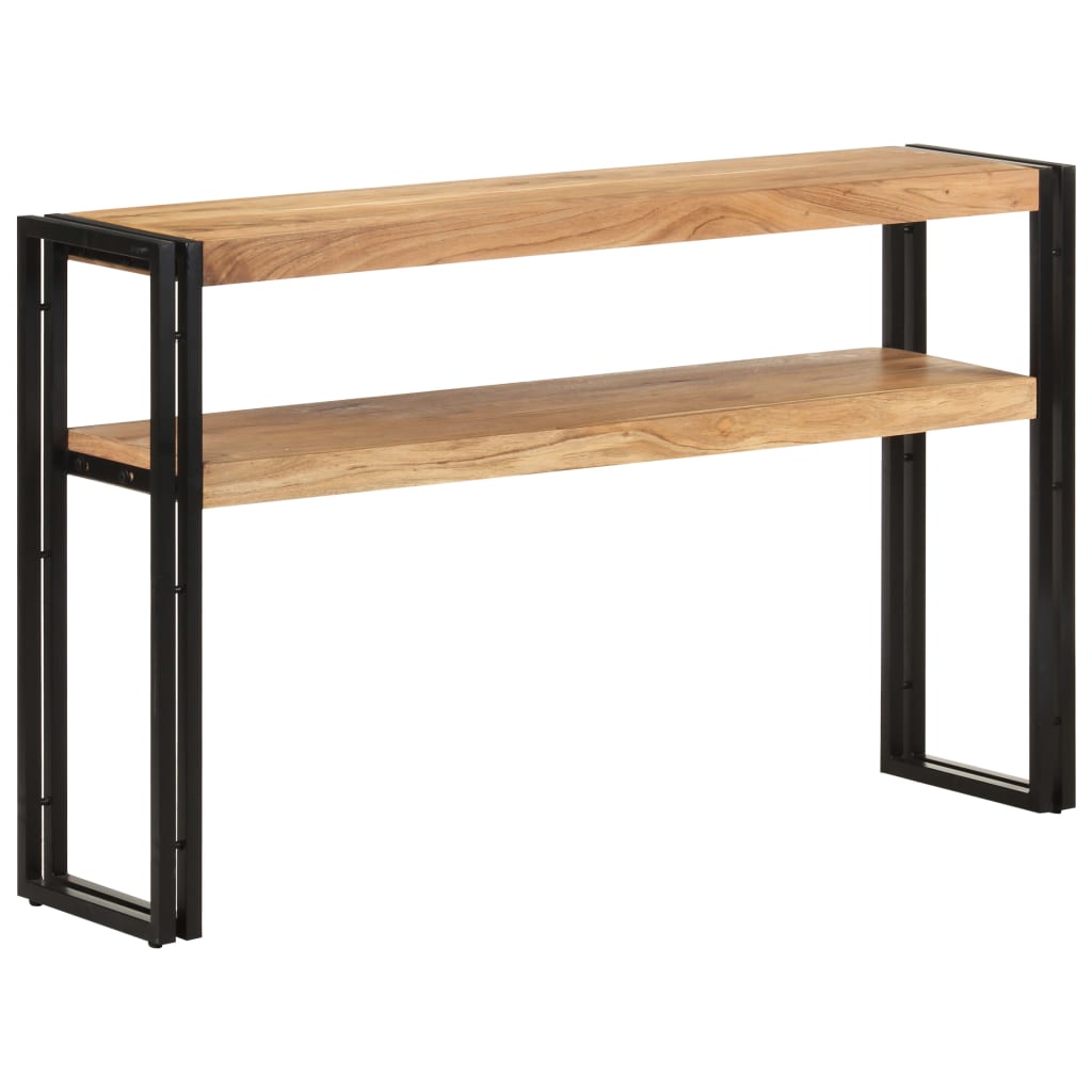 vidaXL Table console 120x30x75 cm Bois d'acacia massif