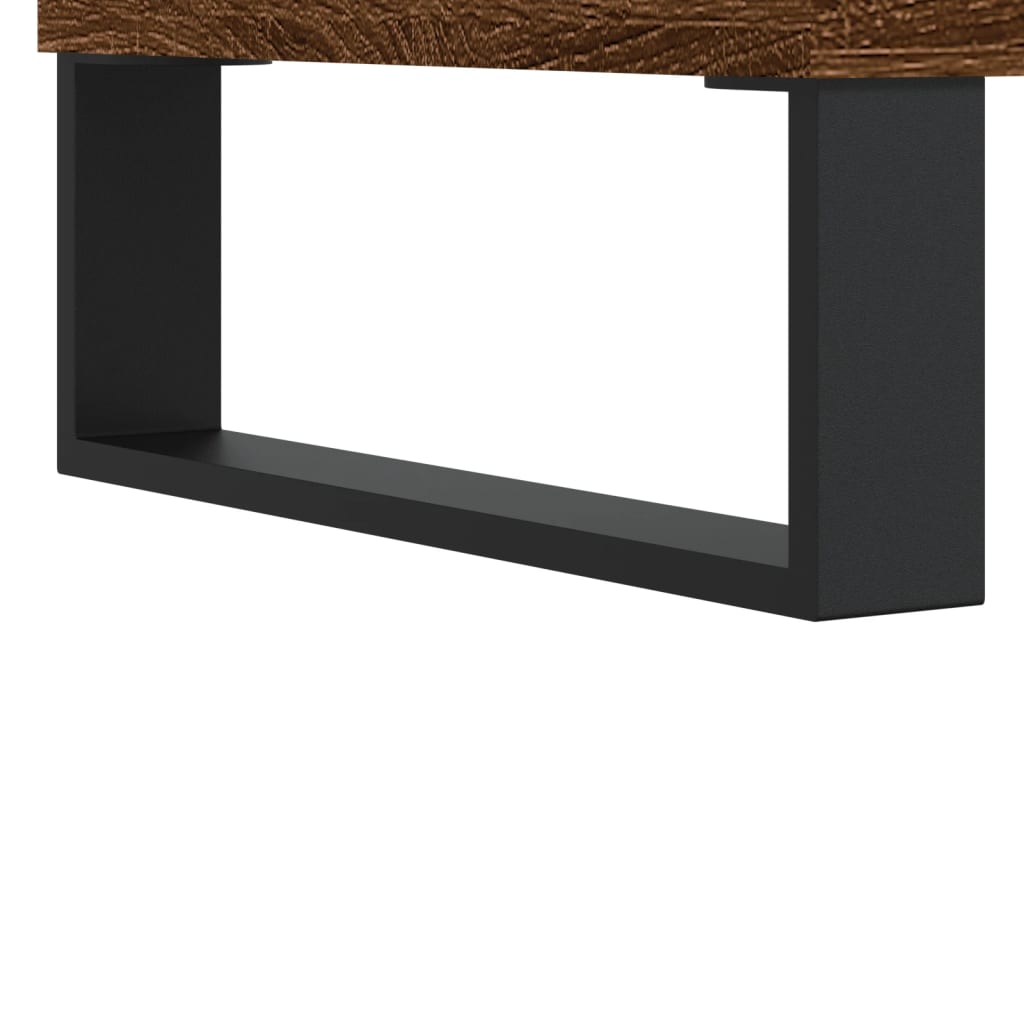 vidaXL Meuble TV chêne marron 150x36x30 cm bois d'ingénierie