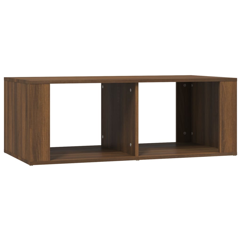 vidaXL Table basse Chêne marron 100x50x36 cm Bois d'ingénierie