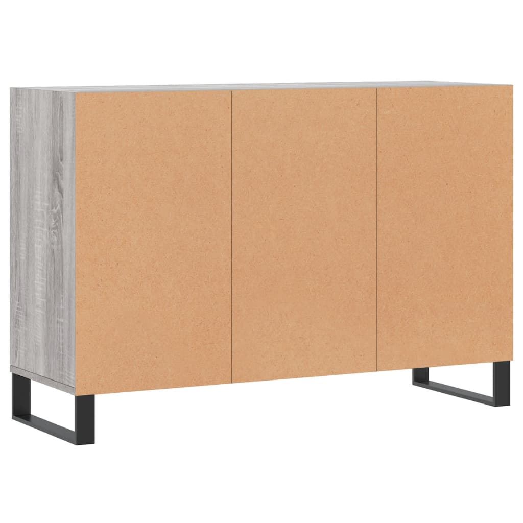 vidaXL Buffet sonoma gris 103,5x35x70 cm bois d'ingénierie