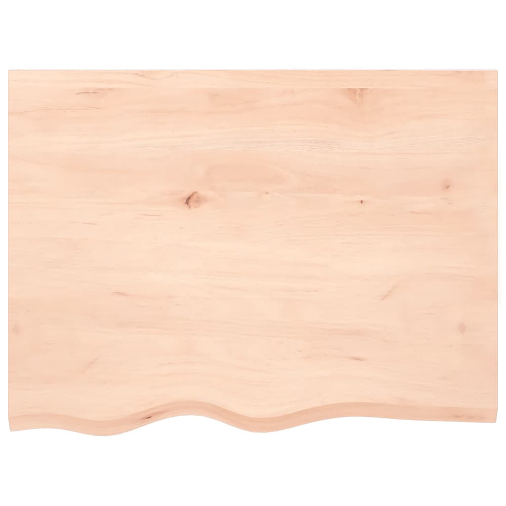 vidaXL Étagère murale 80x60x2 cm bois de chêne massif non traité