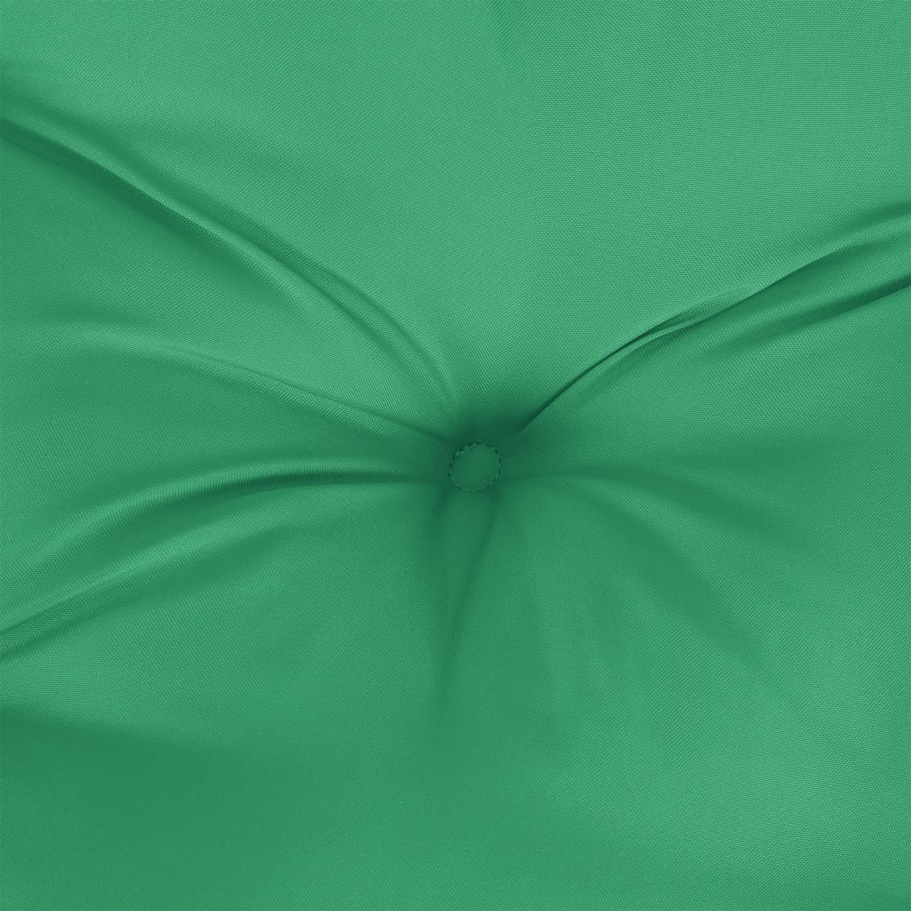 vidaXL Coussin de palette vert tissu