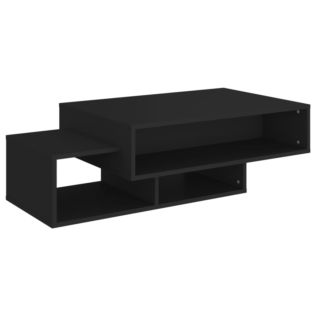 vidaXL Table basse Noir 105x55x32 cm Aggloméré