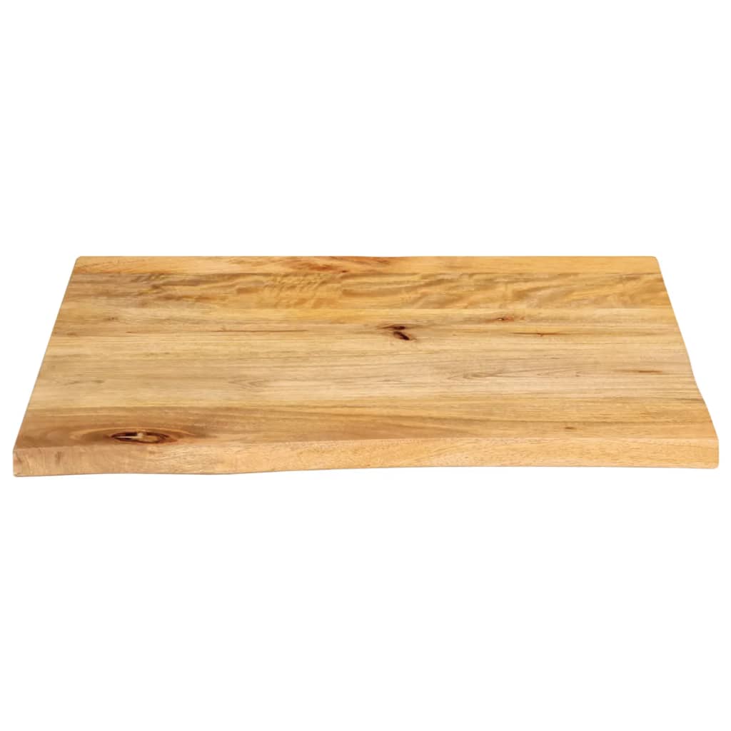 vidaXL Dessus de table à bord vivant 40x40x2,5 cm bois massif manguier