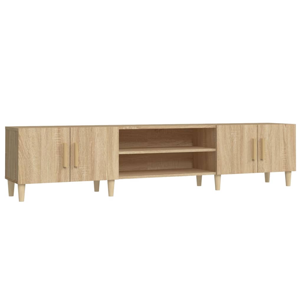 vidaXL Meubles TV chêne sonoma 180x31,5x40 cm bois d'ingénierie