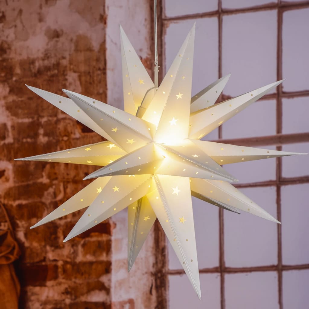 HI Étoile éclairée à LED de Noël 58 cm