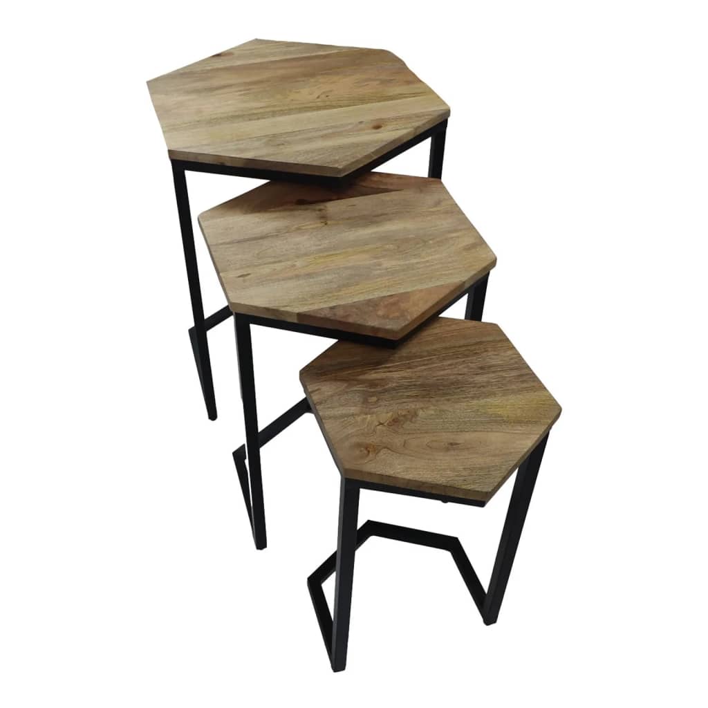 HSM Collection Ensemble de tables basses 3 pcs