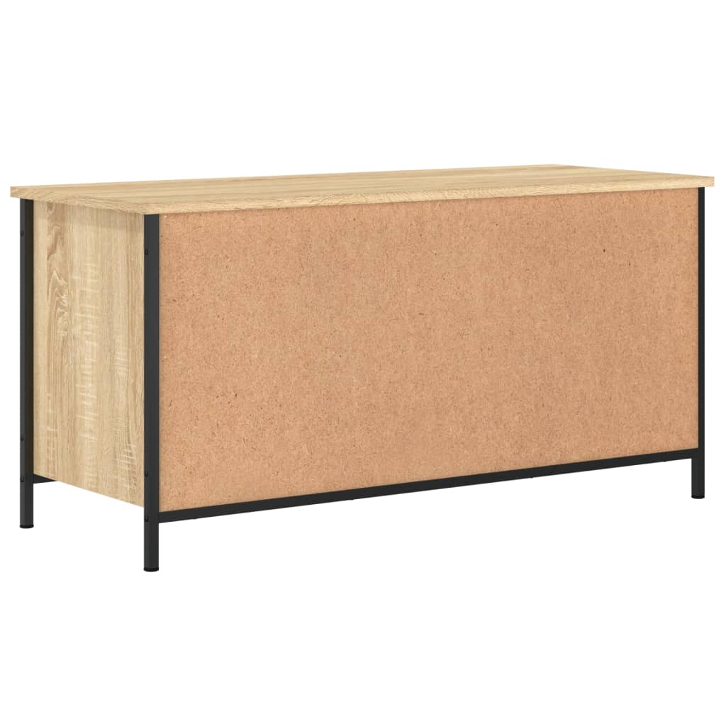 vidaXL Meuble TV Chêne sonoma 100x40x50 cm Bois d'ingénierie