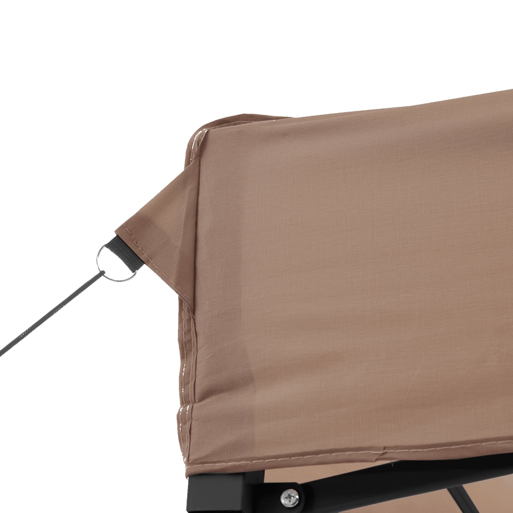 vidaXL Tente de réception pliable escamotable marron 440x292x315 cm