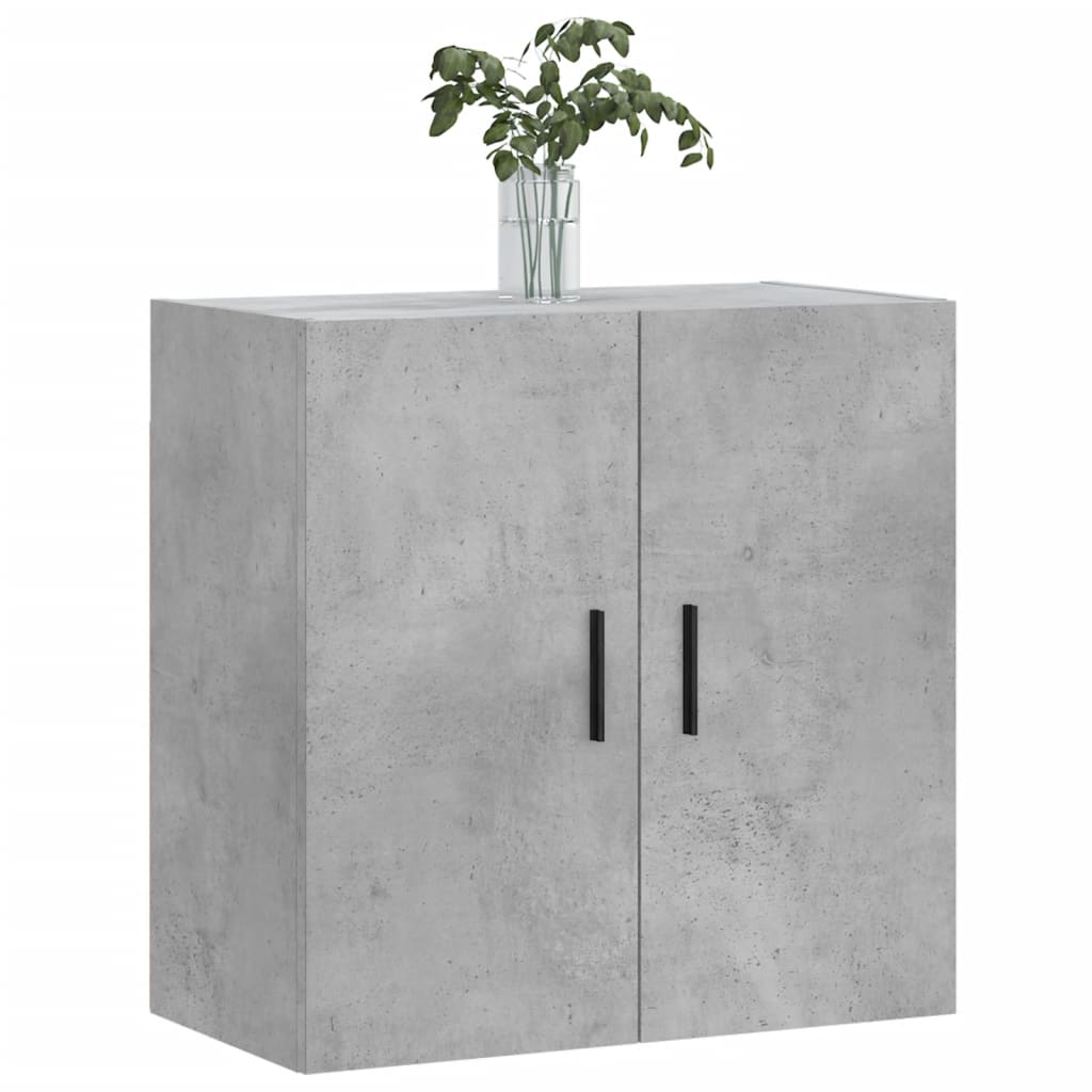 vidaXL Armoire murale gris béton 60x31x60 cm bois d'ingénierie