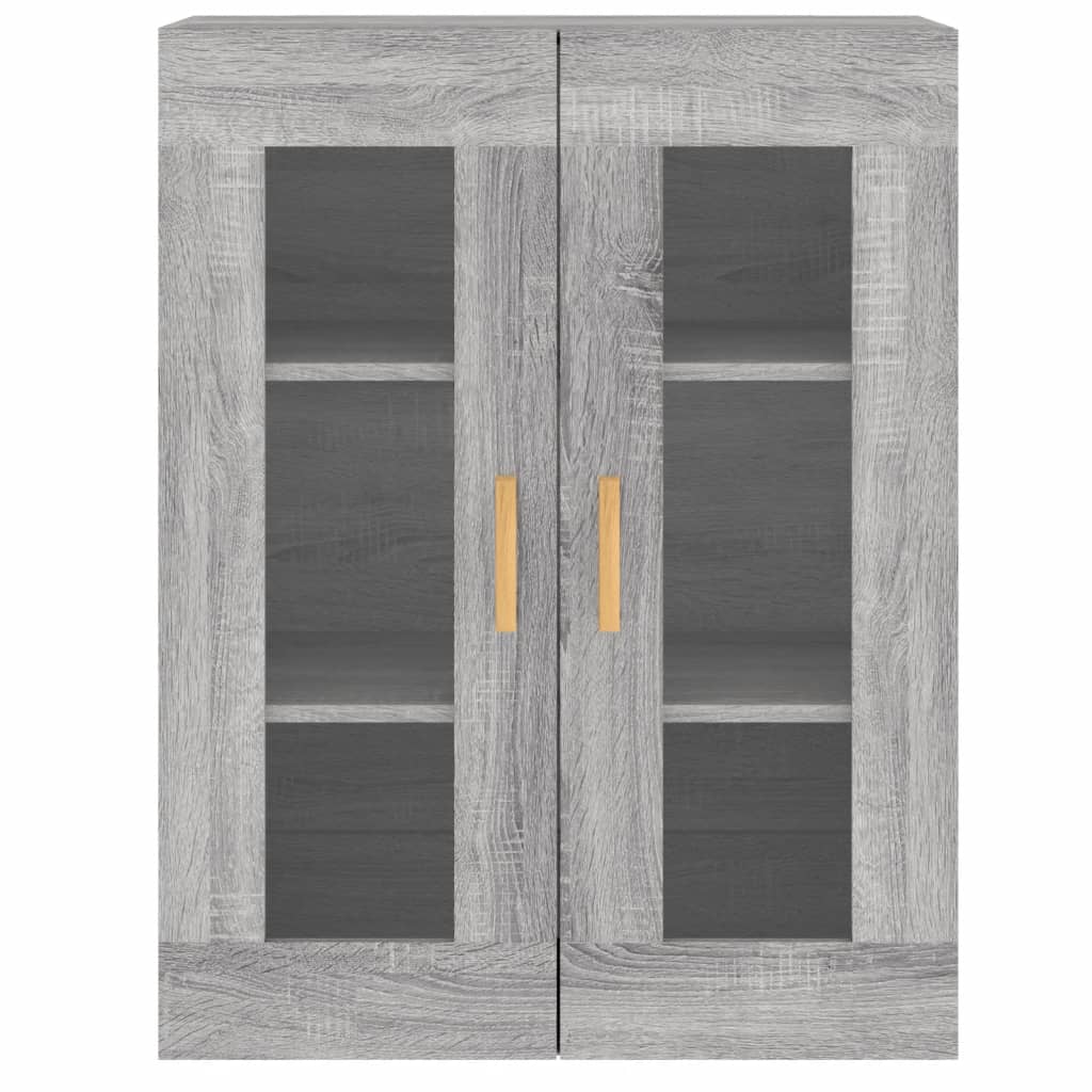 vidaXL Armoires murales 2 pcs sonoma gris bois d'ingénierie