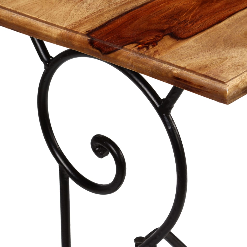vidaXL Table console Bois massif de Sesham 100 x 40 x 75 cm