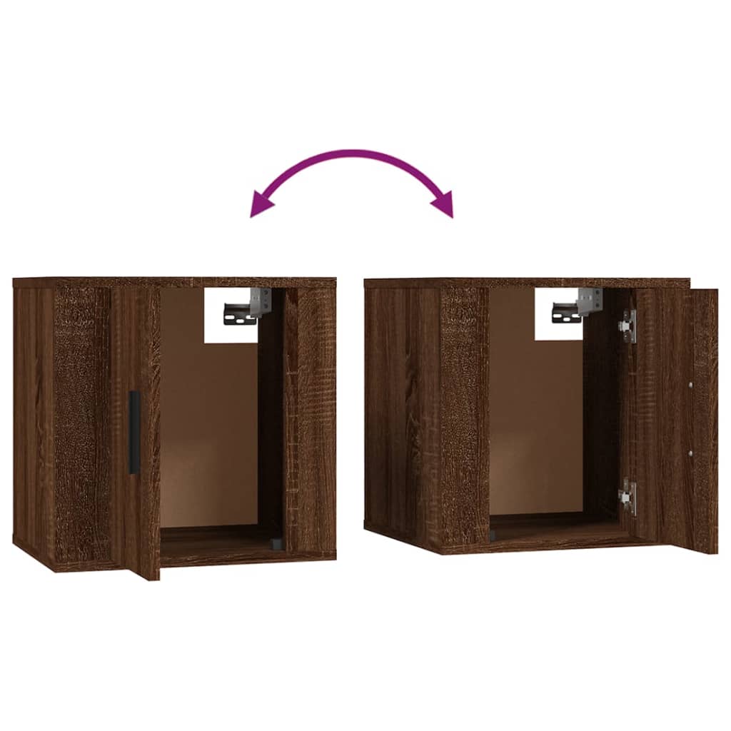 vidaXL Ensemble de meubles TV 3 pcs Chêne marron Bois d'ingénierie